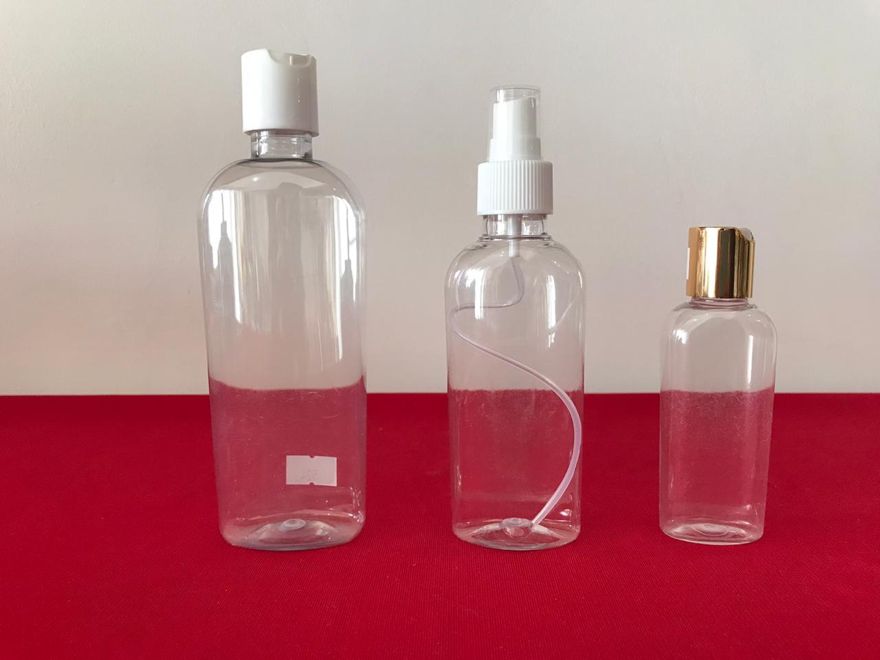 BOTELLAS PET BOSTON 60, 120 Y 250 ML.