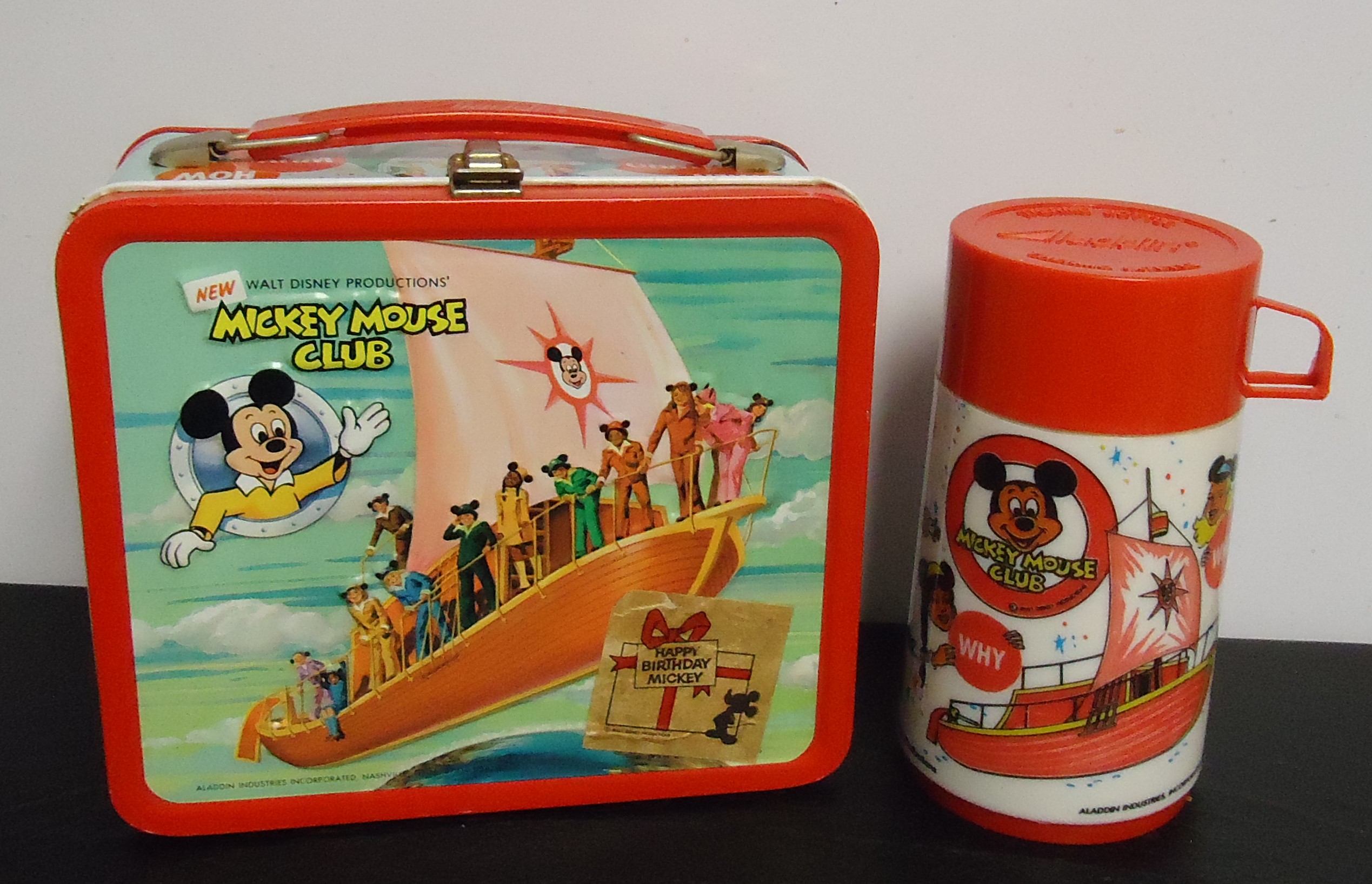 (9) "1979" Mickey Mouse Club
Metal Lunch Box W/ Thermos
$48.00