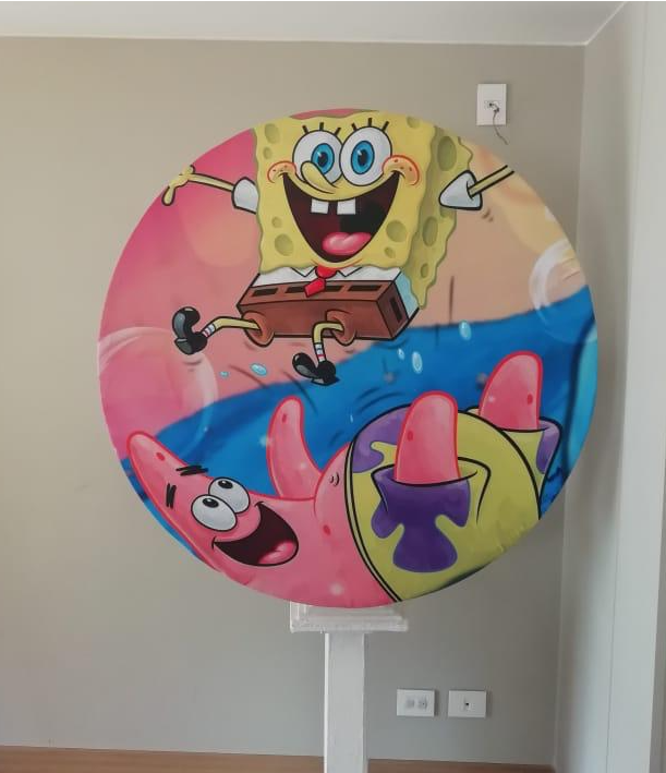 Circulo Efecto 3D Tematico
1.30m diametro x 2.20cm Altura
$80.000