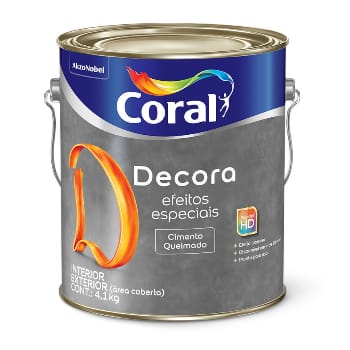 DECORA EFEITOS
ESPECIAIS CORAL
CIMENTO QUEIMADO