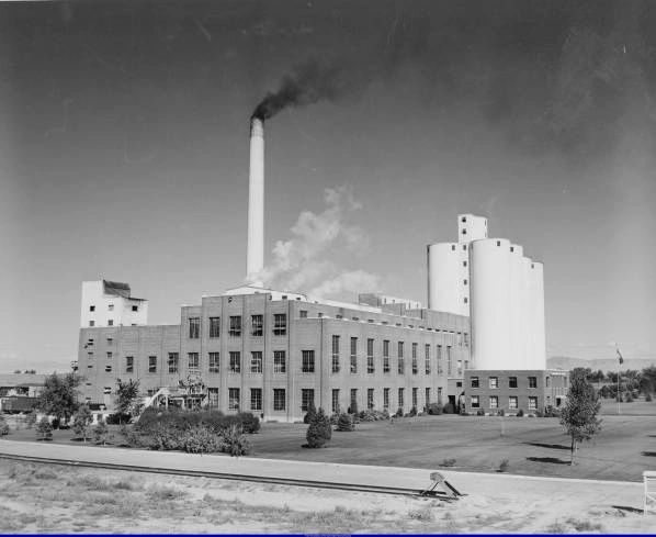 The Amalgamated Sugar Factory in Nampa, circa late 1940's