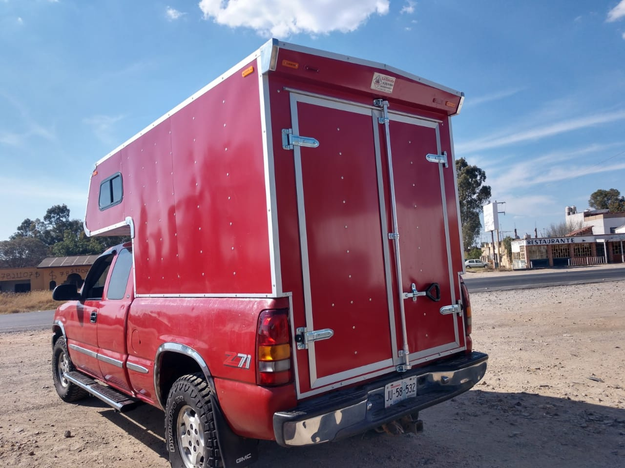 campers volado pick up de aluminio