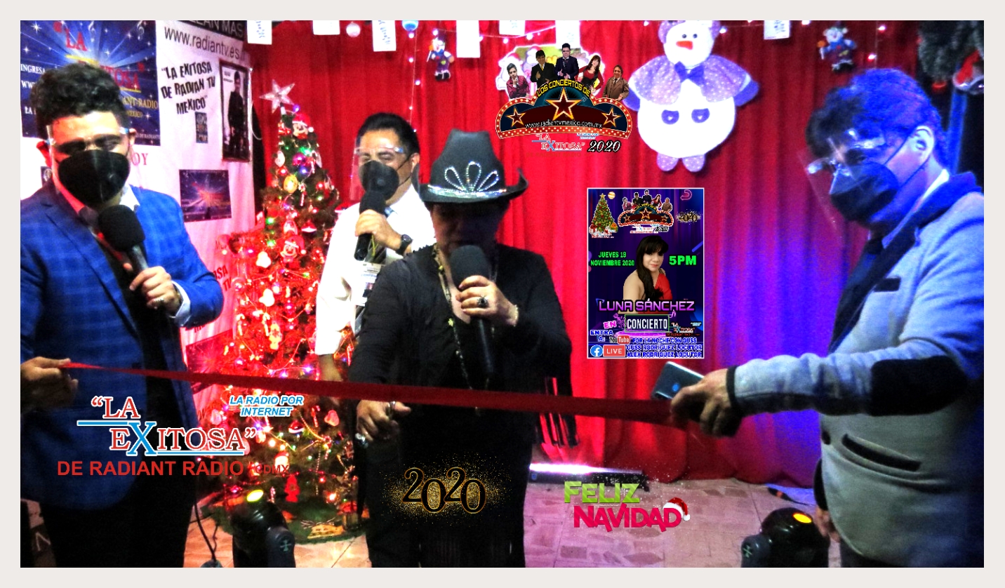 Luna Sánchez En Concierto de Fin de Año 2020 La Exitosa De Radiantv México