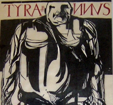 Figure 23: Leonard Baskin, TYRANNVS. Detail of Figure 1