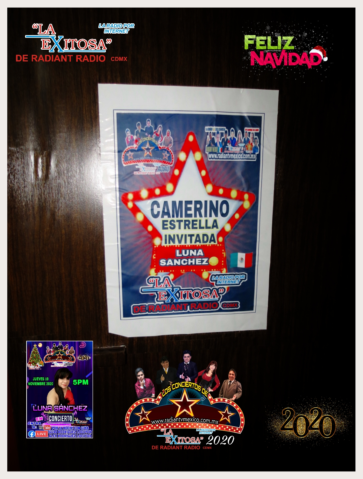 Luna Sánchez En Concierto de Fin de Año 2020 La Exitosa De Radiantv México