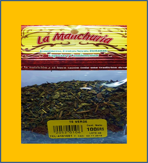 TÉ VERDE 
100 GRS