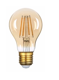 Bombillo vintage A60 Clasico 8W
 Golden 2200k 800 lm E27 110-
130V 18.000 Hr Evergreen           
Cod-15379
