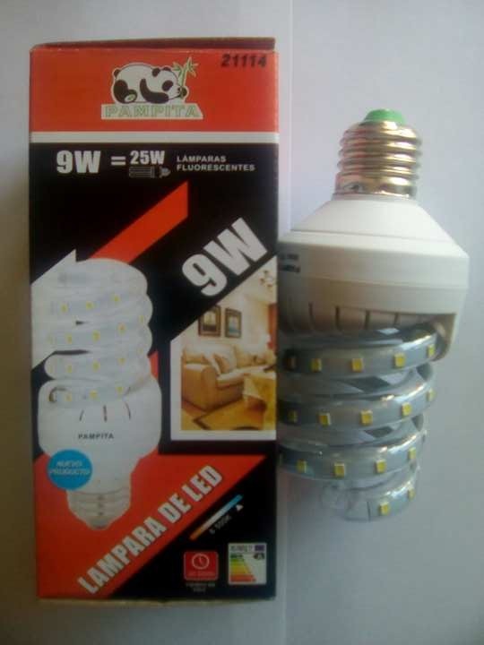 FOCO ESPIRAL DE LED 9W