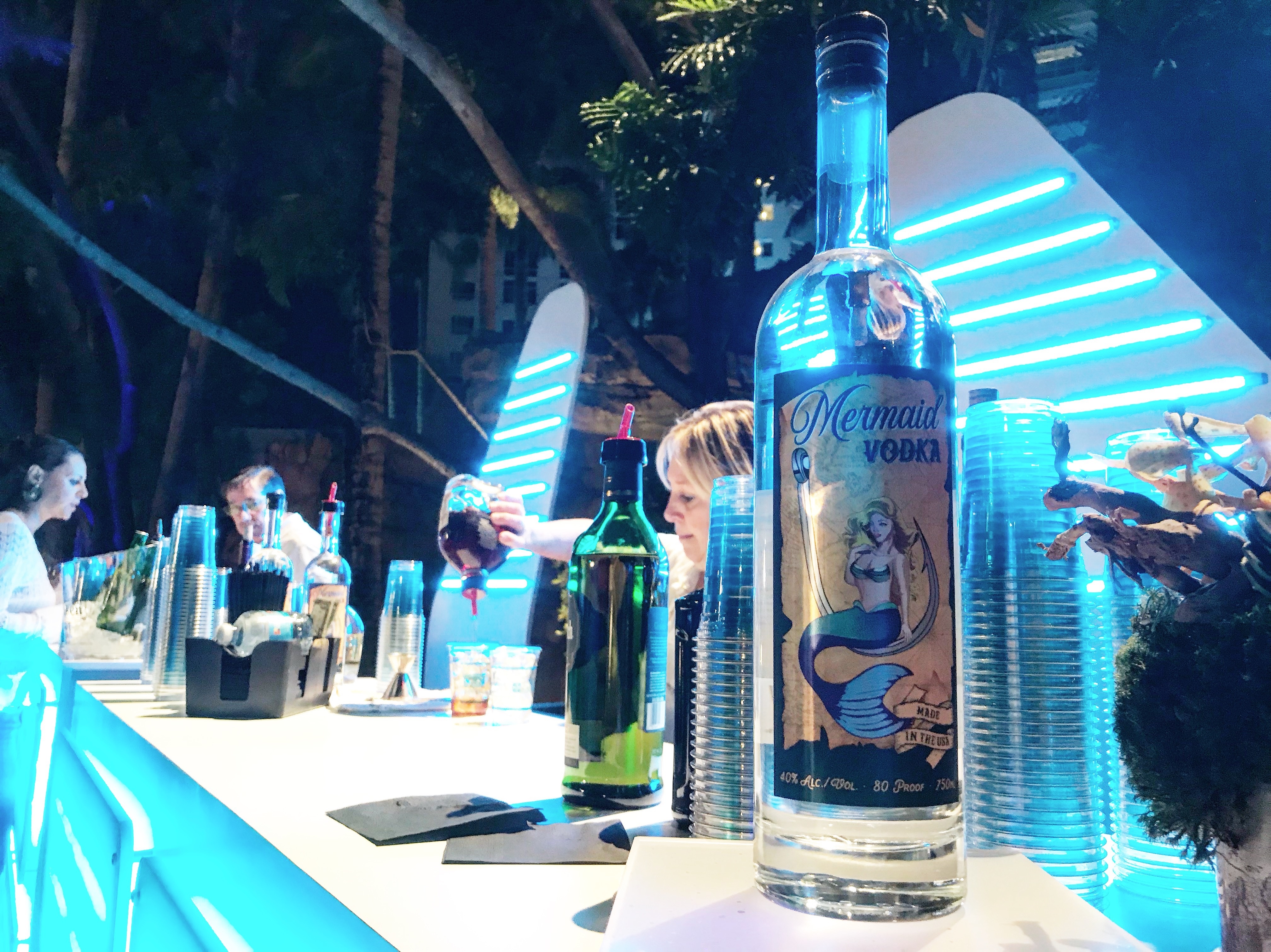 Mermaid Vodka at the Bar
