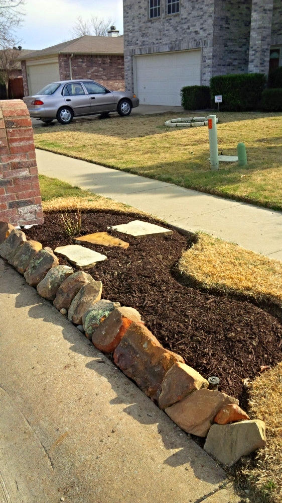 Natural edge and moss rock