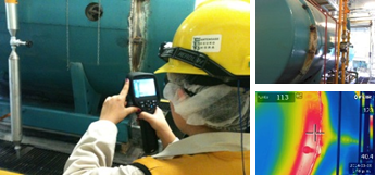 Detección de Fugas de Calor por Termografía