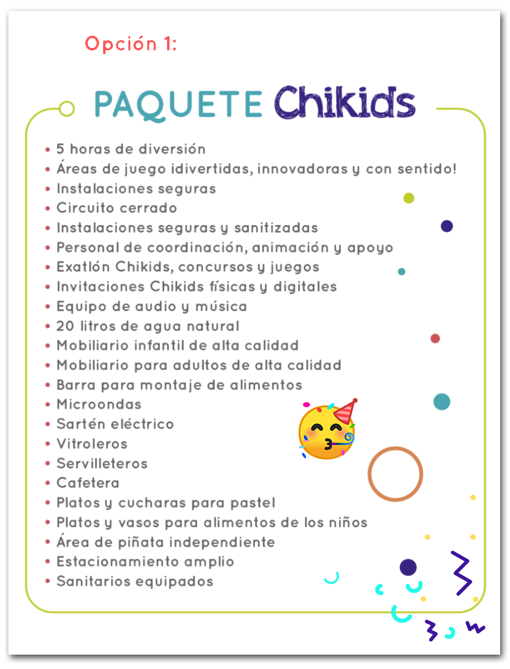 Paquete Chikids