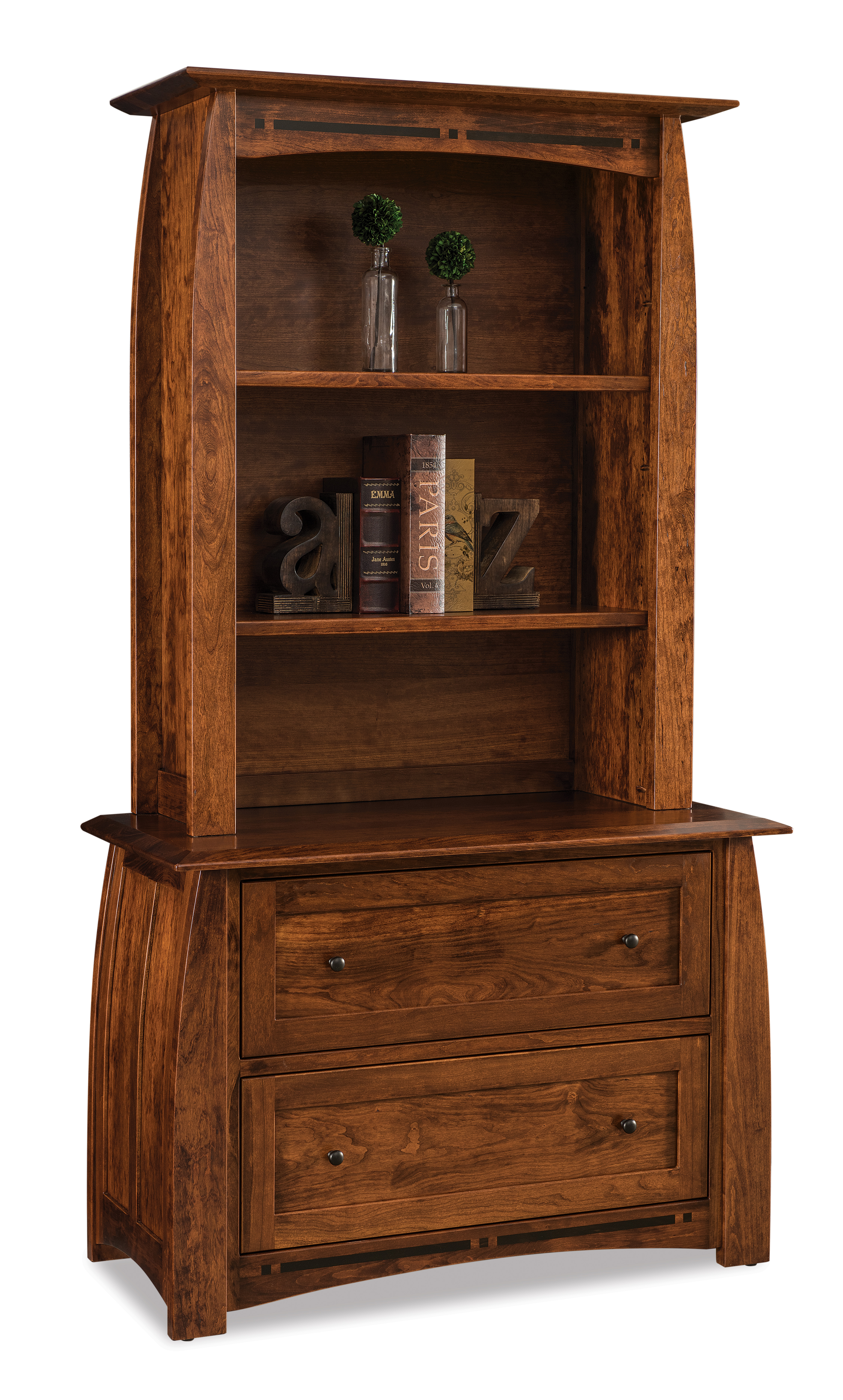 Boulder Creek Lateral File Cabinet w/Hutch-#132