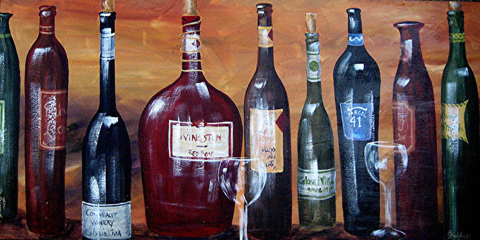 'Aged to Perfection', 24"x48", Acrylic on Gallery Canvas