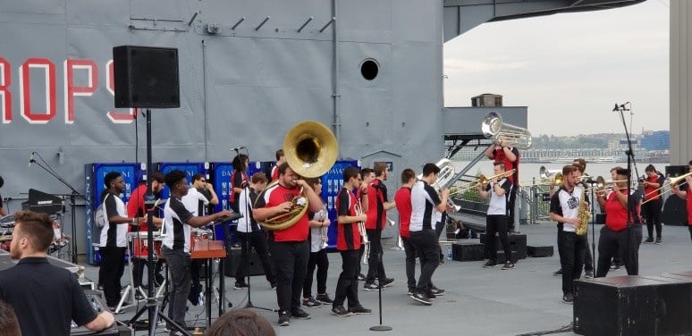 Performing on the Flight Deck