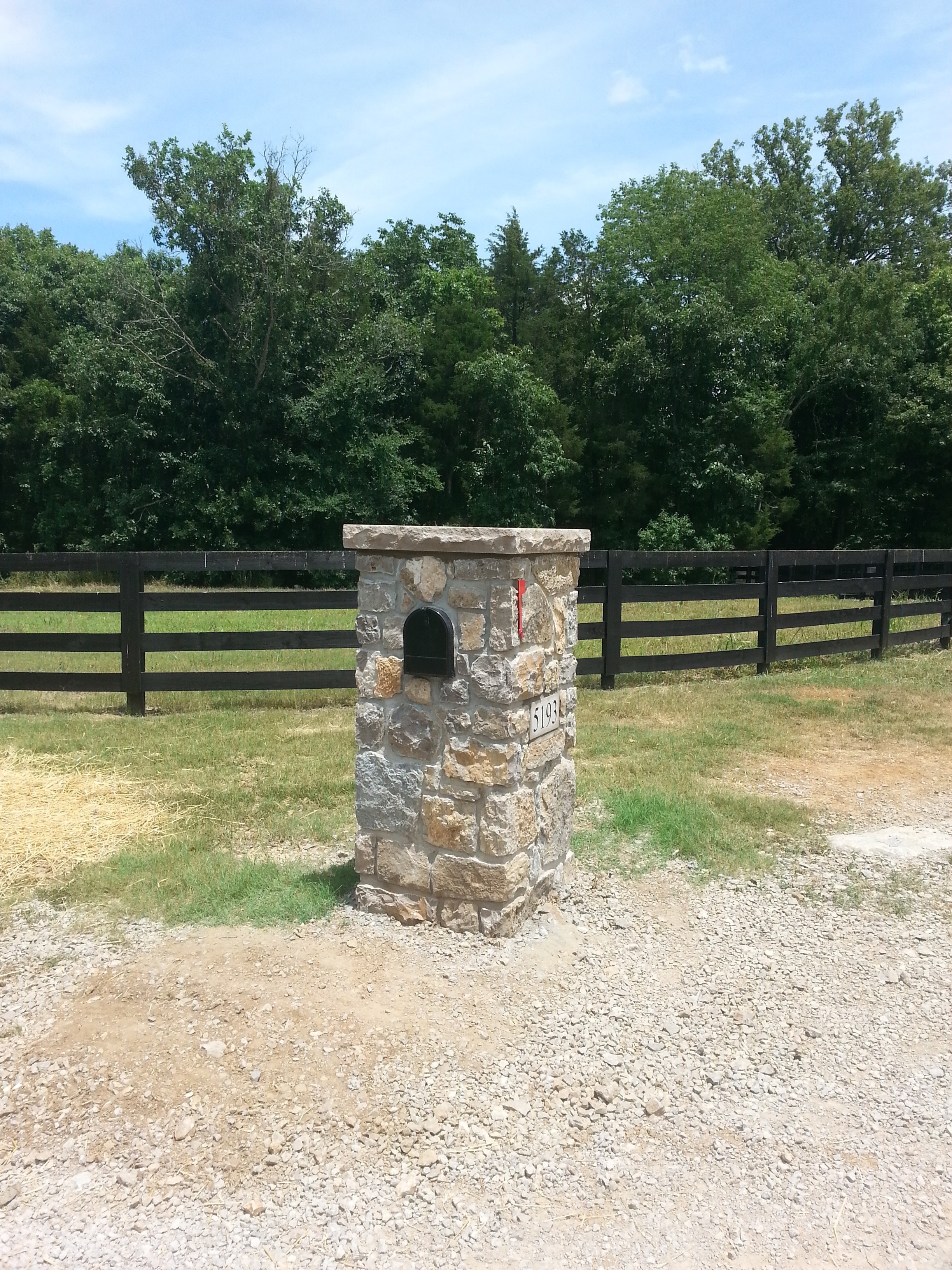 Stone Mailbox