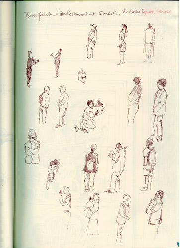 Figures in Piazza San Marco