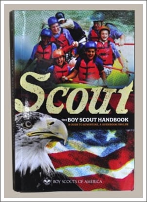 Braille version of the Anniversary Edition of the Boy Scouts of America Handbook