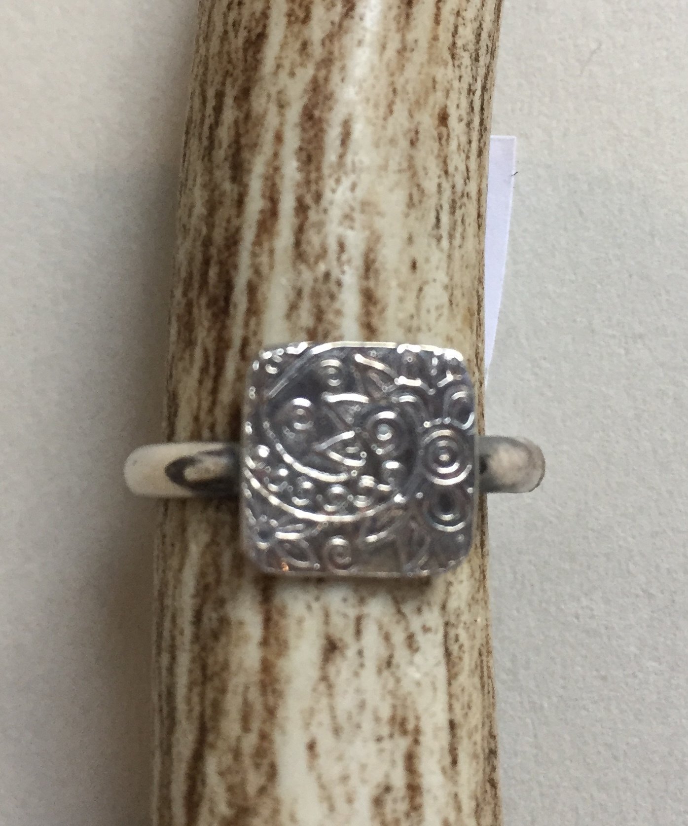 Square PMC Ring EM 118
Sterling Silver
$30.
