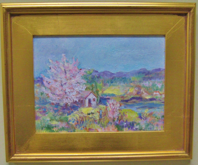 Taylor, Farm in Spring, 9x12 Oil