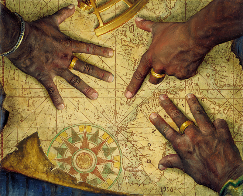 Sisay's Ring
Visions
8" x 9"  Oil on Panel 1996