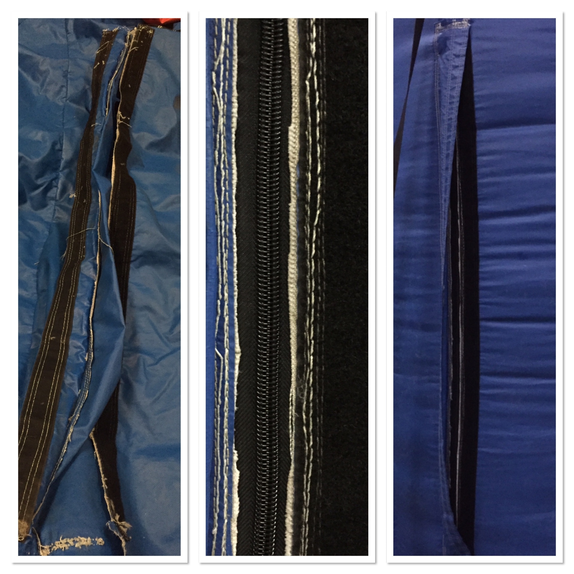 Zipper Replacement - Before and After