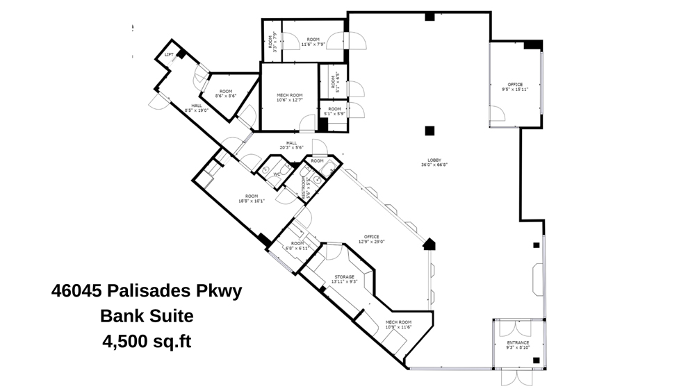 Bank Suite 4,500 sq.ft.