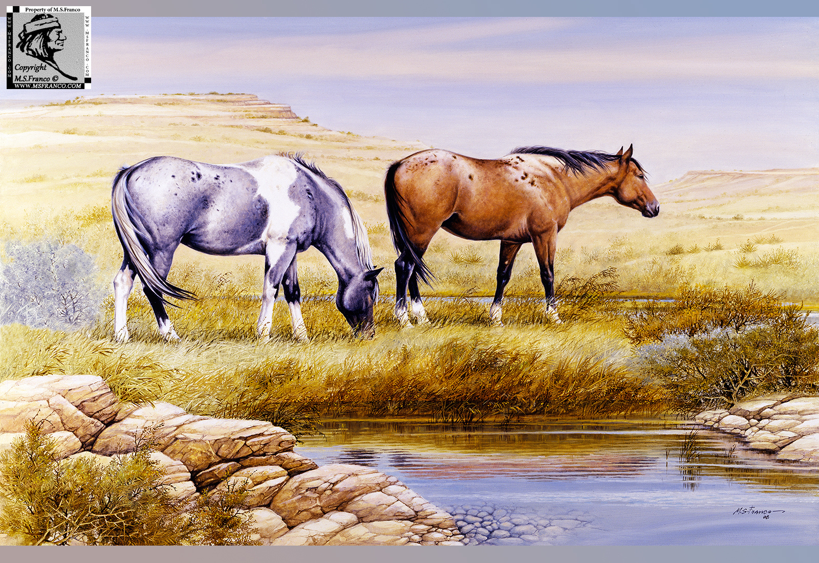"Tranquility on the Open Range"