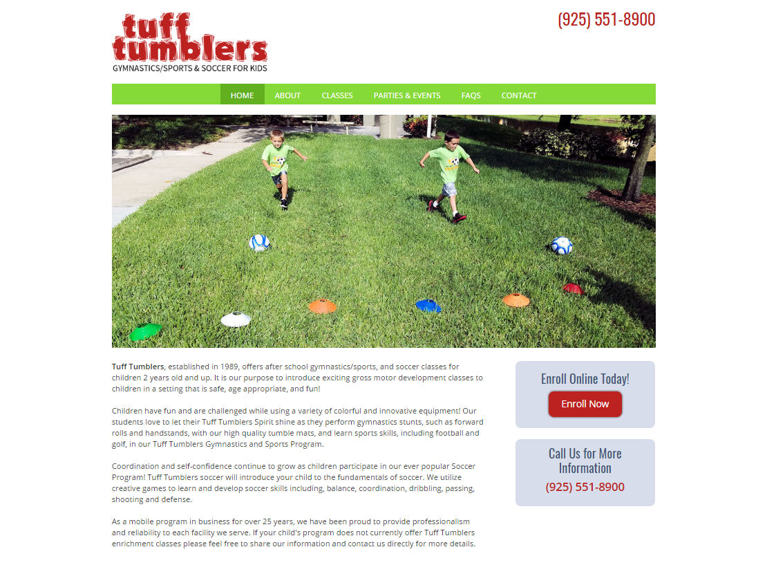 Tuff Tumblers Website