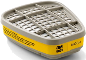 CARTUCHO CONTRA  VAPORES ORGÁNICOS  Y GASES ÁCIDOS 3M EJ6003