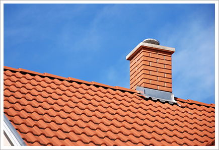 Smoke stack on the roof||||