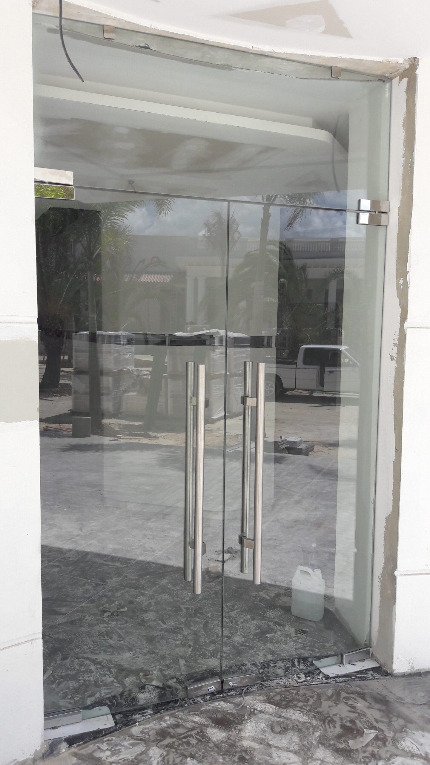 Puertas flotantes dos hojas
