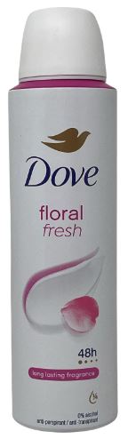 DOV150FLORAL
DOVE DEODORANT SPRAY
FLORAL FRES 150 ML
12 CS