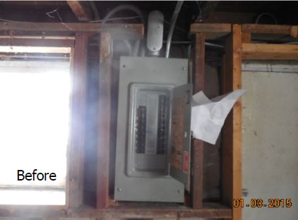 Before Electrical Remodeling