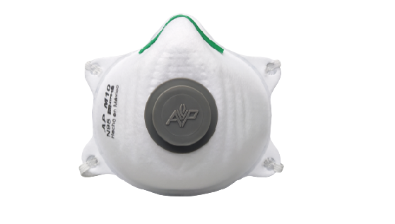 RESPIRADOR DESECHABLE PARA 
POLVOS VÁLVULA AP GRM-10V