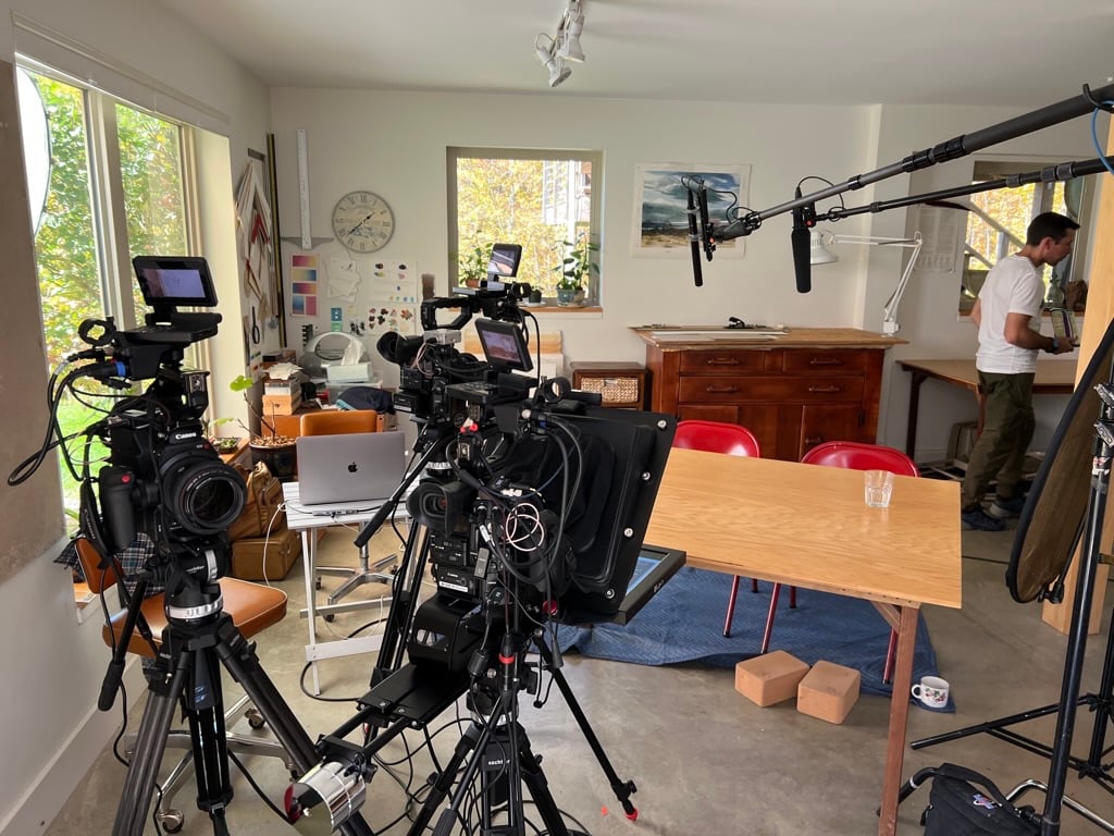 Educational video shooting