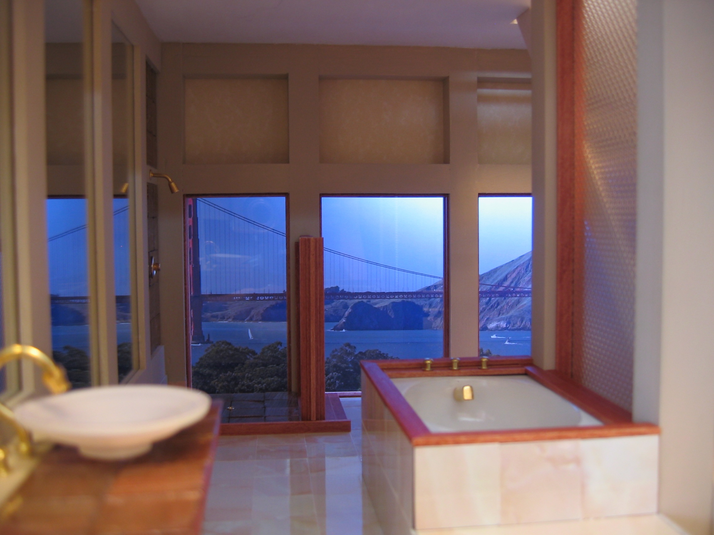Bathroom with a View