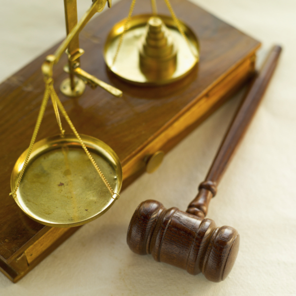 Justice Scale and Gavel||||