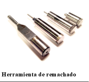Herramientas de remachado
se utilizan principalmente para  remcahes de cabeza ancha utilizados en remachadoras industriales semi automaticas. 