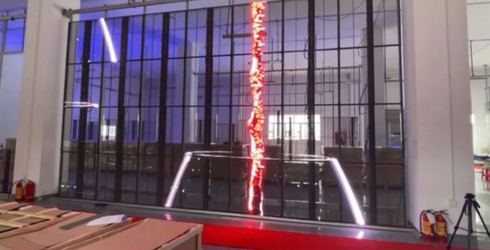 LED Transparent Screen on windows