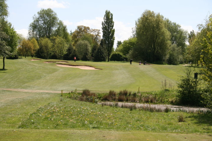 Hole 12: The Water Hole


The first par 3 on the back is 172 yards. Your tee shot is over a pond, uphill to a large green surrounded by bunkers. It might look simple but get it wrong and you'll find it tough to scrabble a par.