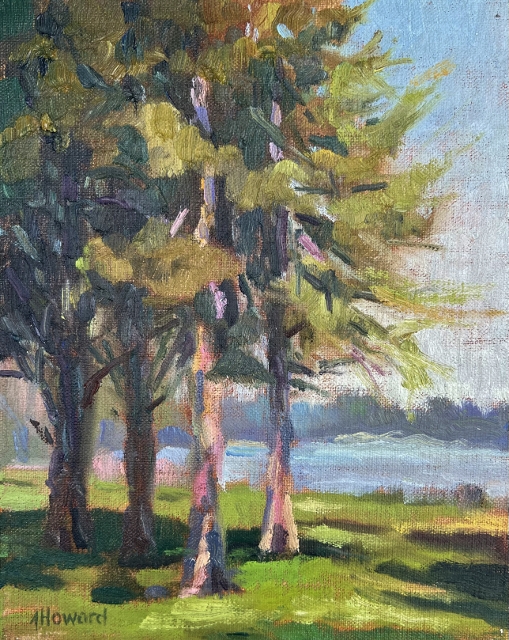 Howard, First Light, 10" x 8" Oil