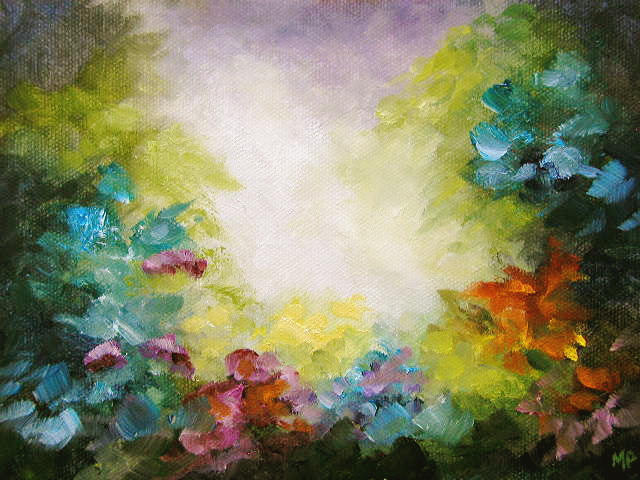 Joyful Garden - 6"x 8" Oil on Stretched Canvas
SOLD
