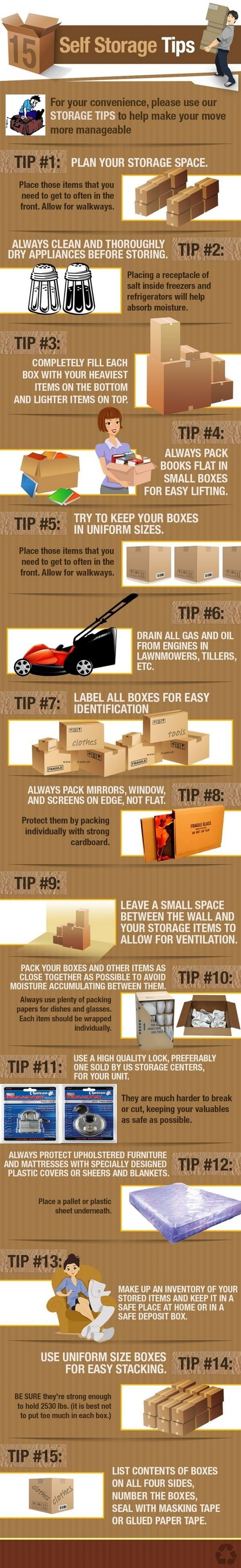 Storage Units For Less Storage Tips