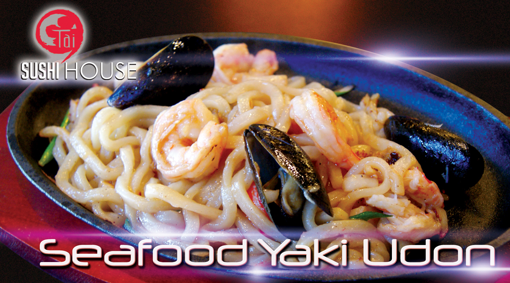 Seafood Yaki Udon