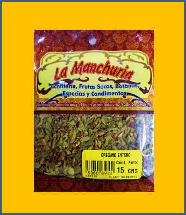 ORÉGANO ENTERO
15 Y 50 GRS