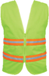 CHALECO ALTA VISIBILIDAD 
CON CIERRE UV NEÓN
