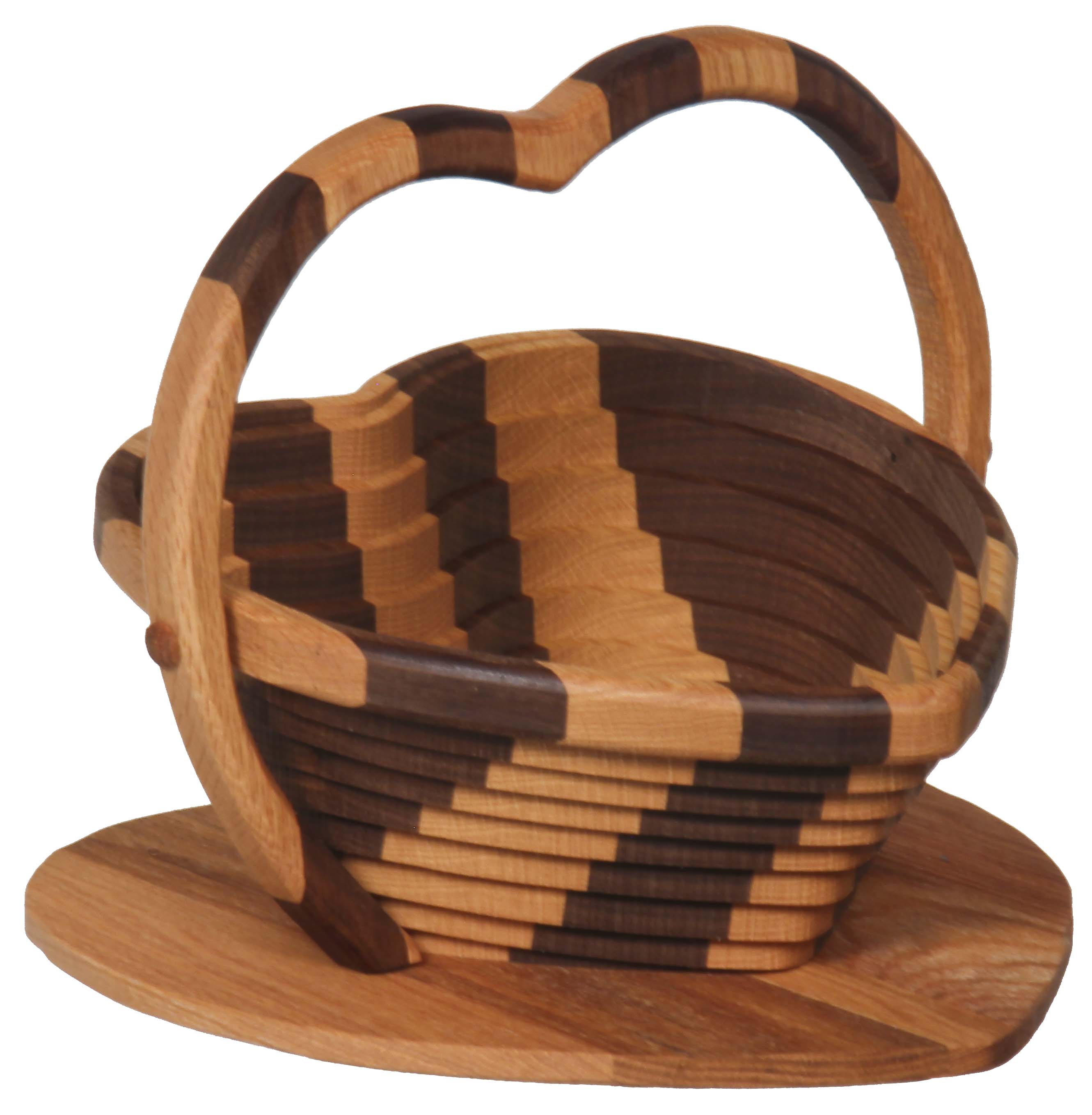 Collapsible Basket, Heart-#66