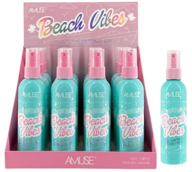 AM648
BEACH VIBE LONG LASTING SETTING SPRAY
12 PC DISPLAY
