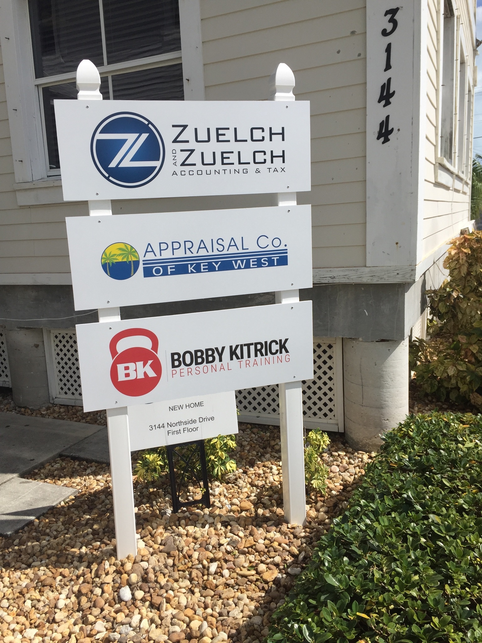 1/2" PVC Directional Signs